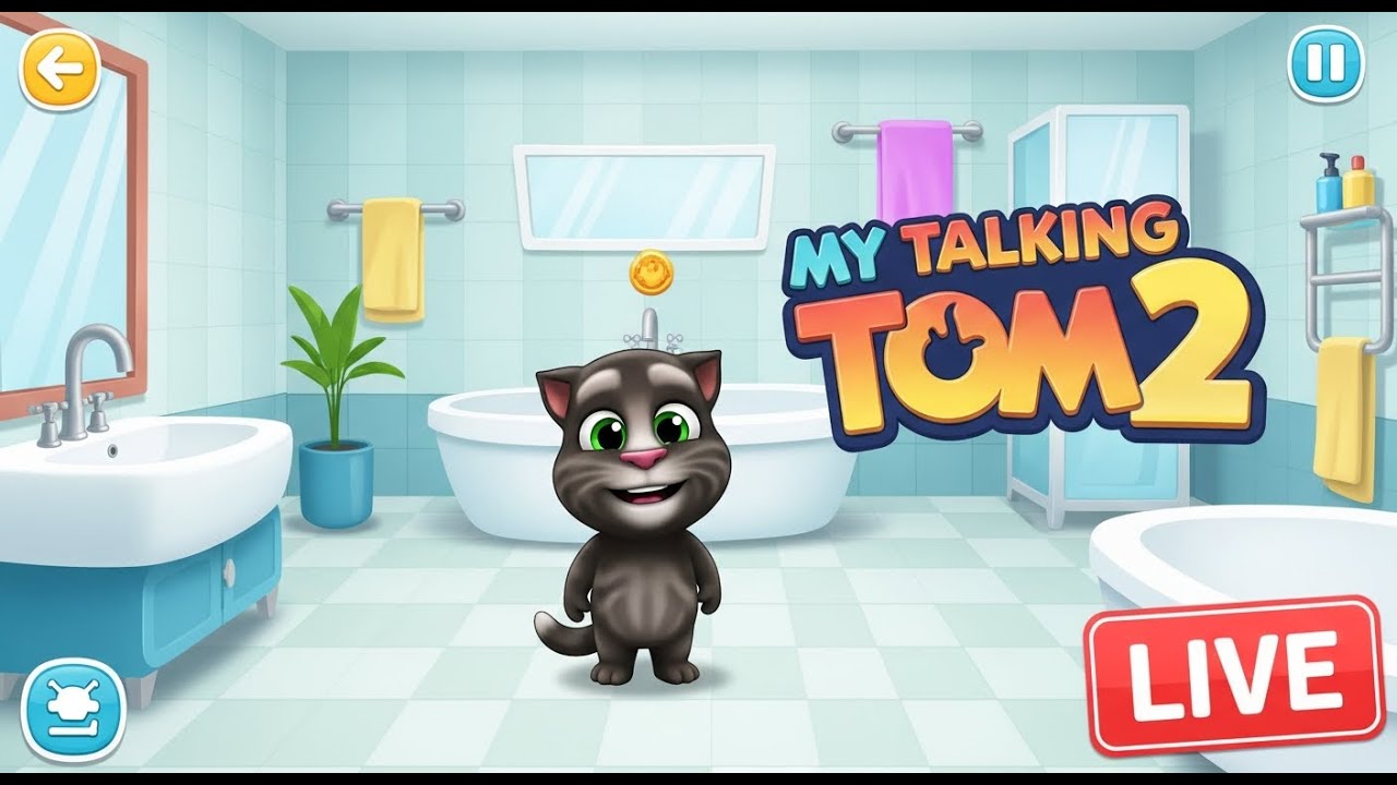 English My Talking Tom : 👍 Good stream | Playing Solo | Streaming with Turnip