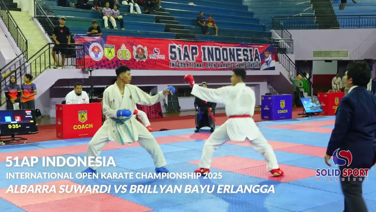 51AP INTERNATIONAL KARATE CHAMPIONSHIP 2025 | ALBARRA SUWARDI VS BRILLYAN BAYU ERLANGGA