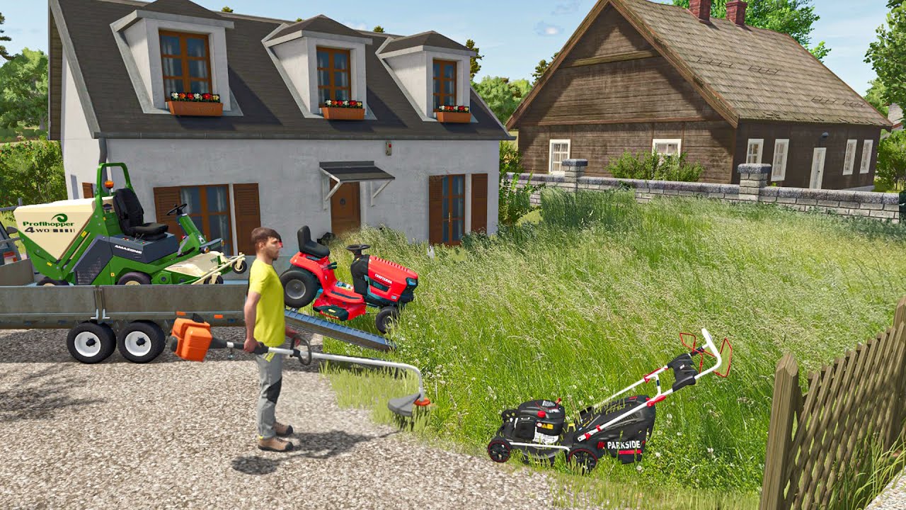 Ces Jardins n'ont pas &eacute;t&eacute; Tondu depuis 10 ans | Farming Simulator 25