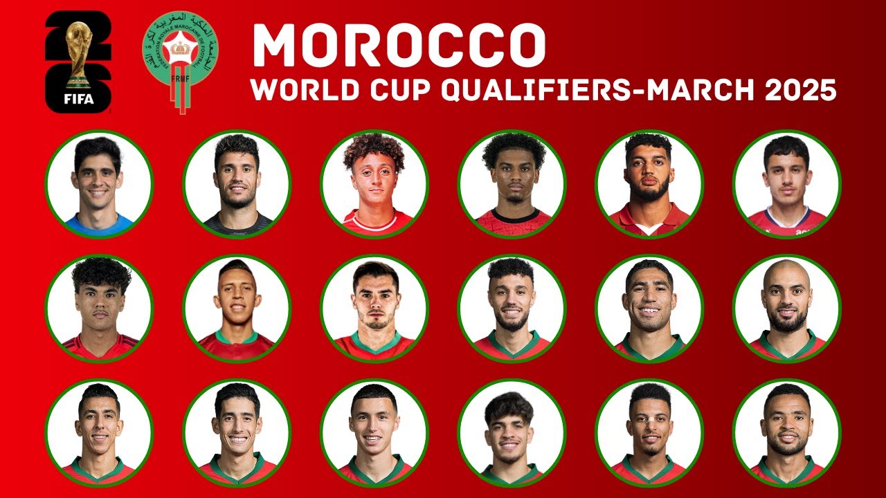 Сборная Марокко. Отборочные матчи чемпионата мира по футболу FIFA 2026 | Март 2025 | FootWorld