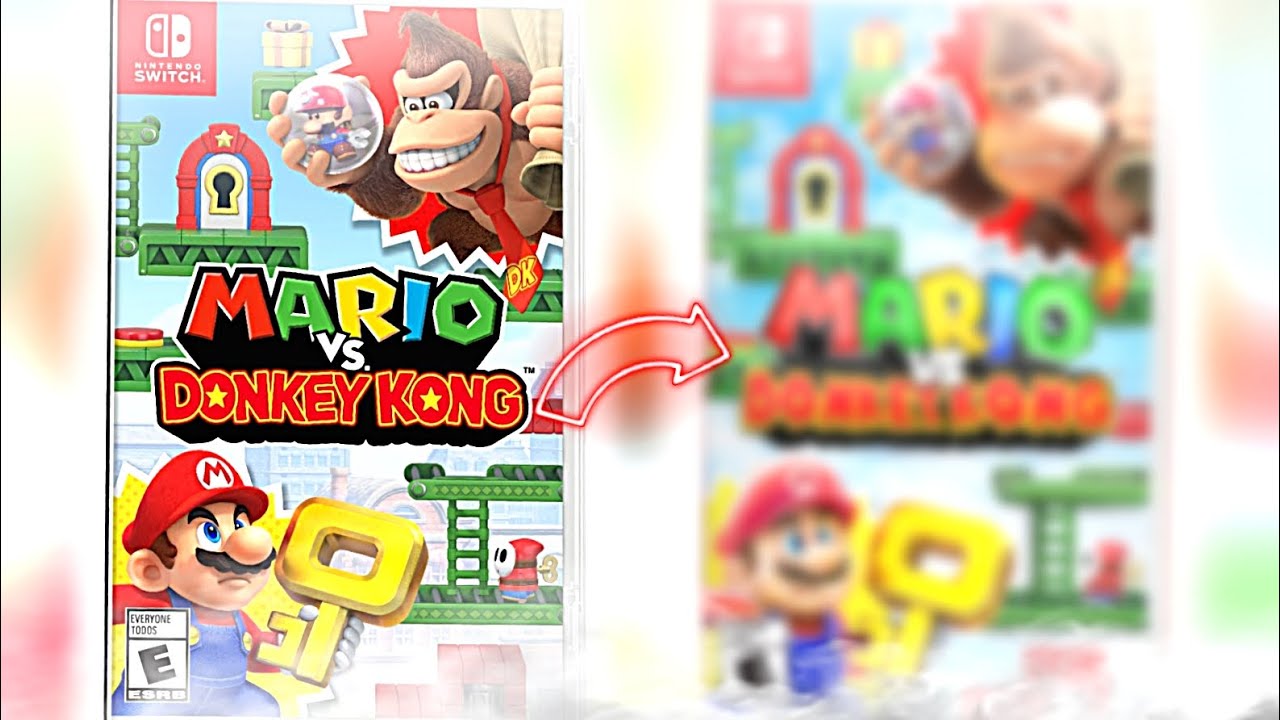Making A Movie Mario VS Donkey Kong Game Box Art