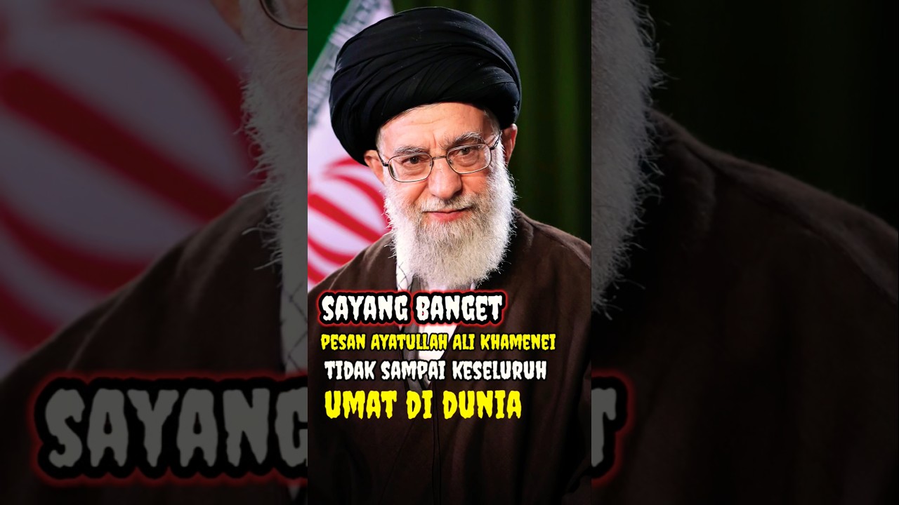 sangat disayangkan pesan ini belum sampai kedunia muslim