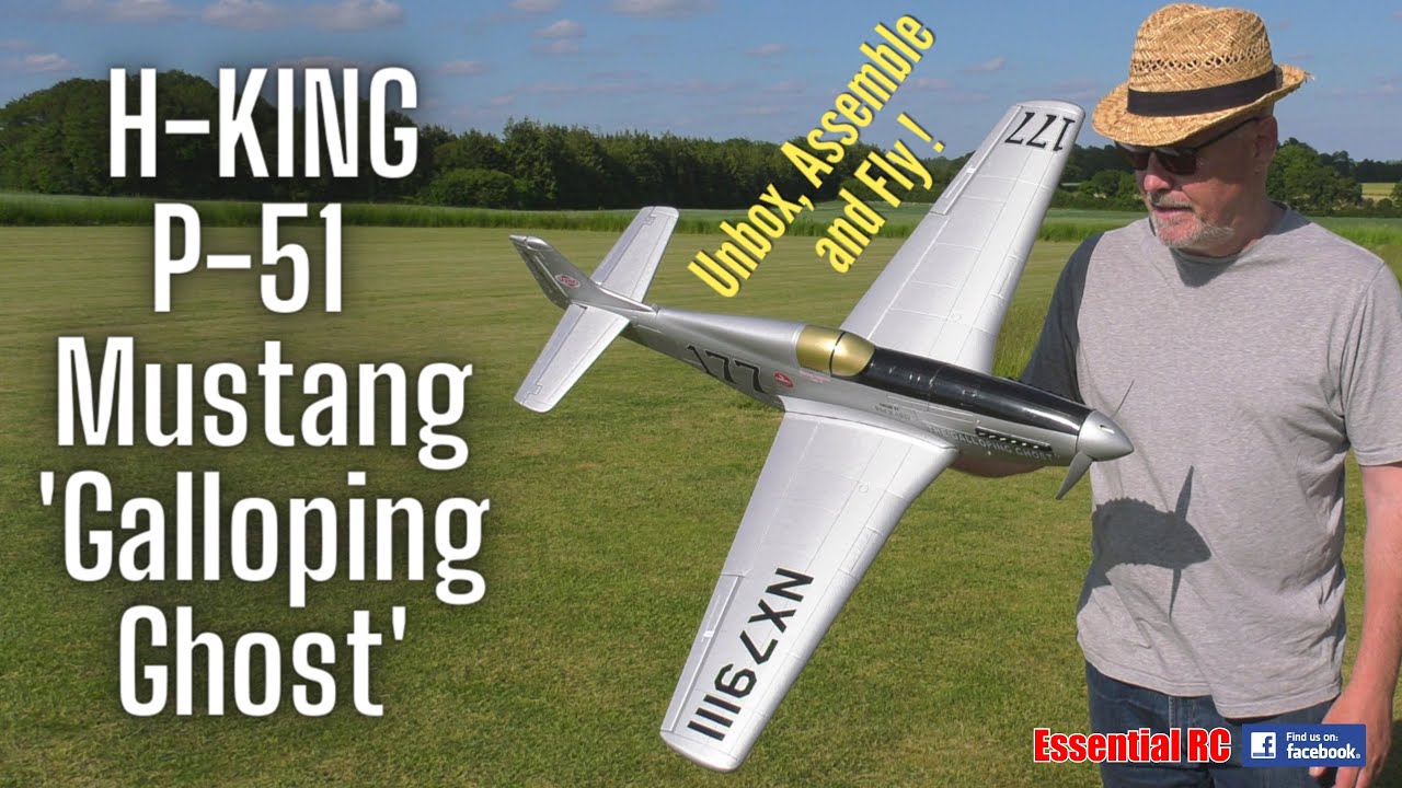 H-KING GALLOPING GHOST P-51 RENO RACER | Unbox - Assemble - Fly | Essential RC FLIGHT TEST