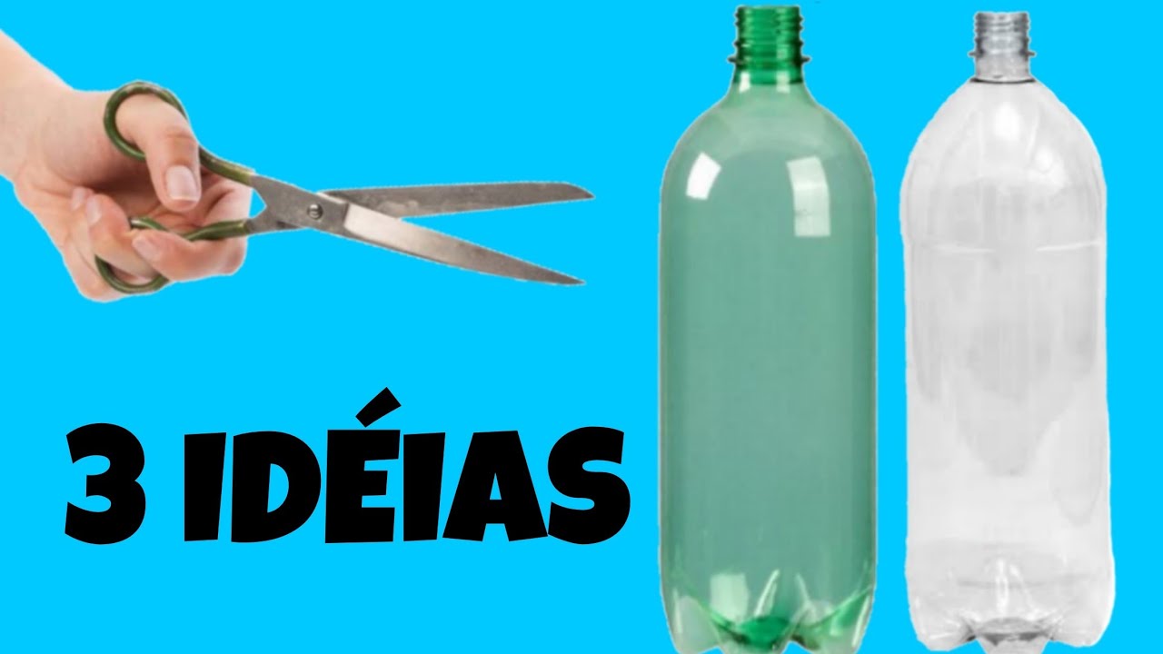 3 IDÉIAS Criativas com Garrafa Pet 💖
