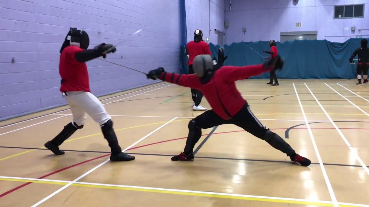 Military Sabre Sparring - Lloyd vs Nick