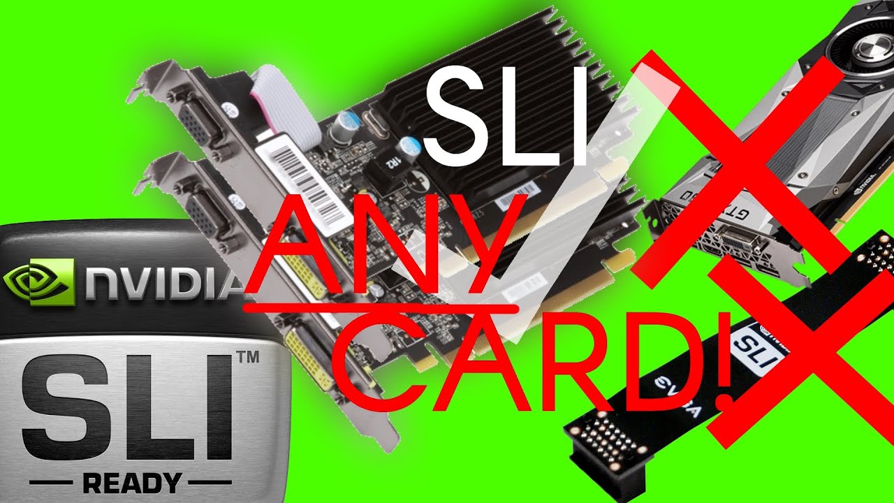 [NO BRIDGE] SLI ANY 2 Similar Graphics Cards! 2022 [Part 1][2x8400GS SLI][NO SUPPORT NEEDED]