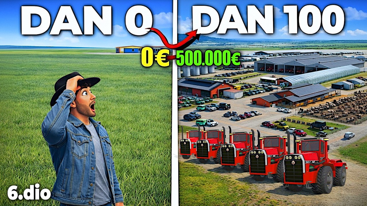 Preživio sam 100 dana počevši s €0 na ravnoj mapi! ( 6.dio )