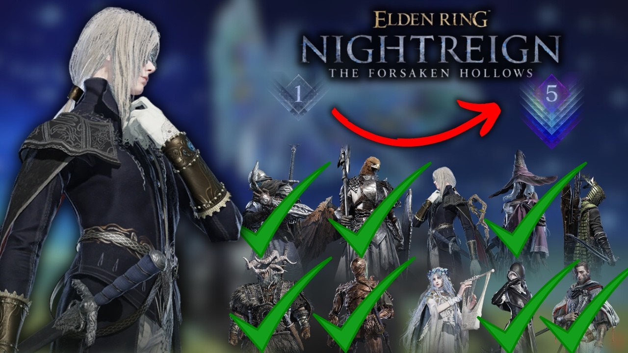 Vou pegar Depth 5 com todos os Personagens! É a Vez da Duquesa! - Elden Ring Nightreign !pix