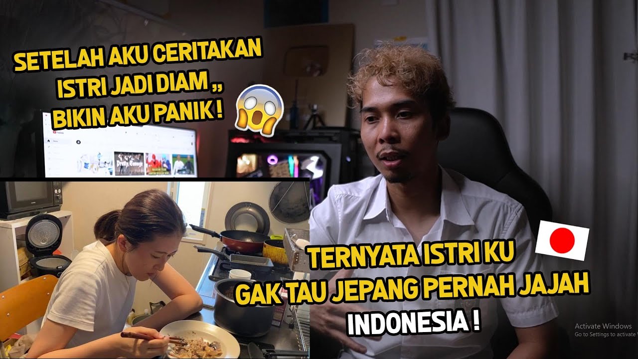 CERITA KE ISTRI JEPANG  KEJAMNYA PENJAJAHAN JEPANG KE INDONESIA ! REAKSINYA BIKIN AK PANIK