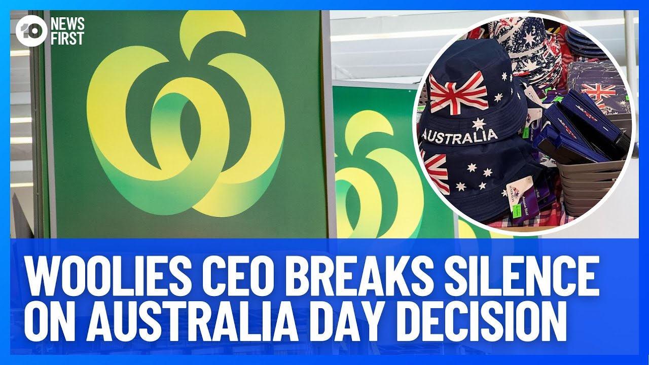 Woolies CEO Breaks Silence Over Australia Day Merch Decision | 10 News First