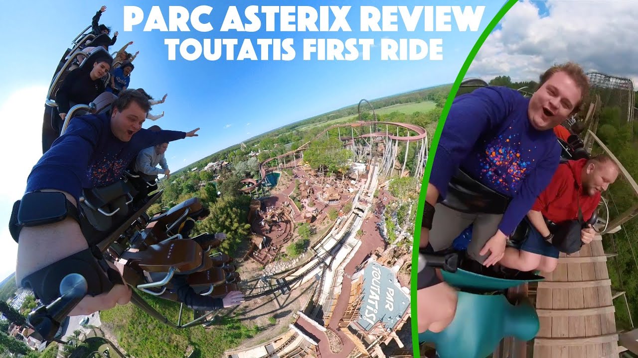 Parc Asterix! - Toutatis first ride - Park review