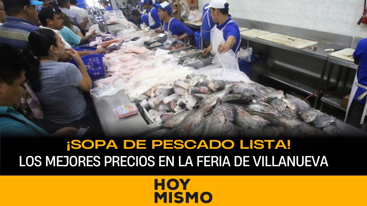 ¡Sopa de pescado lista! Los mejores precios y secretos de cocina en la Feria de Villanueva