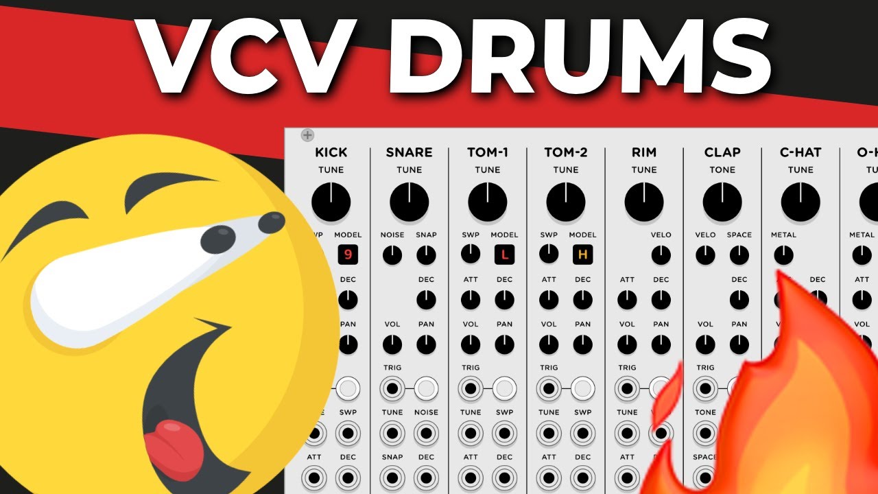 Escucha los módulos VCV DRUMS \ prueba SONORA son  BRUTALES ❤️
