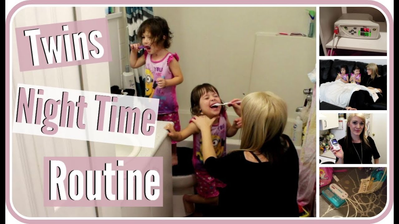 Twins Night Time Routine | G-tube & Oxygen