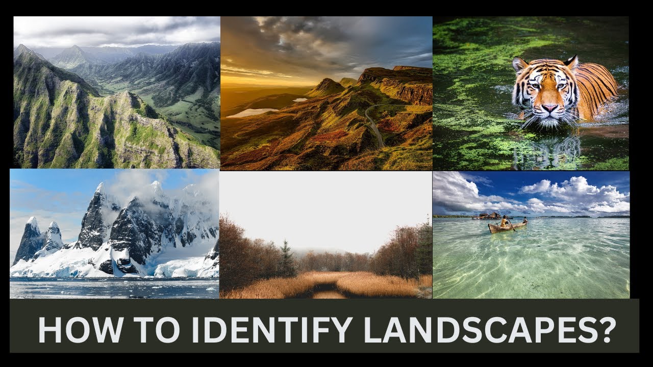 How to Identify Landscapes ? | Landscape Types  |English Vocabulary