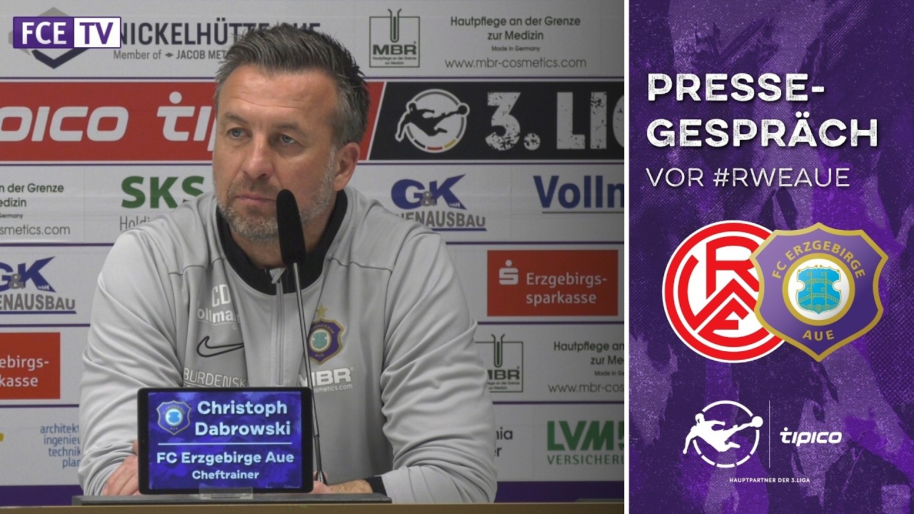 Das Pressegespräch vor dem Auswärtsspiel in Essen