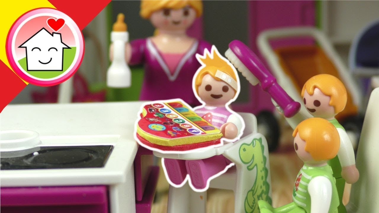 Playmobil en español Historias de bebés con Mia - La Familia Hauser