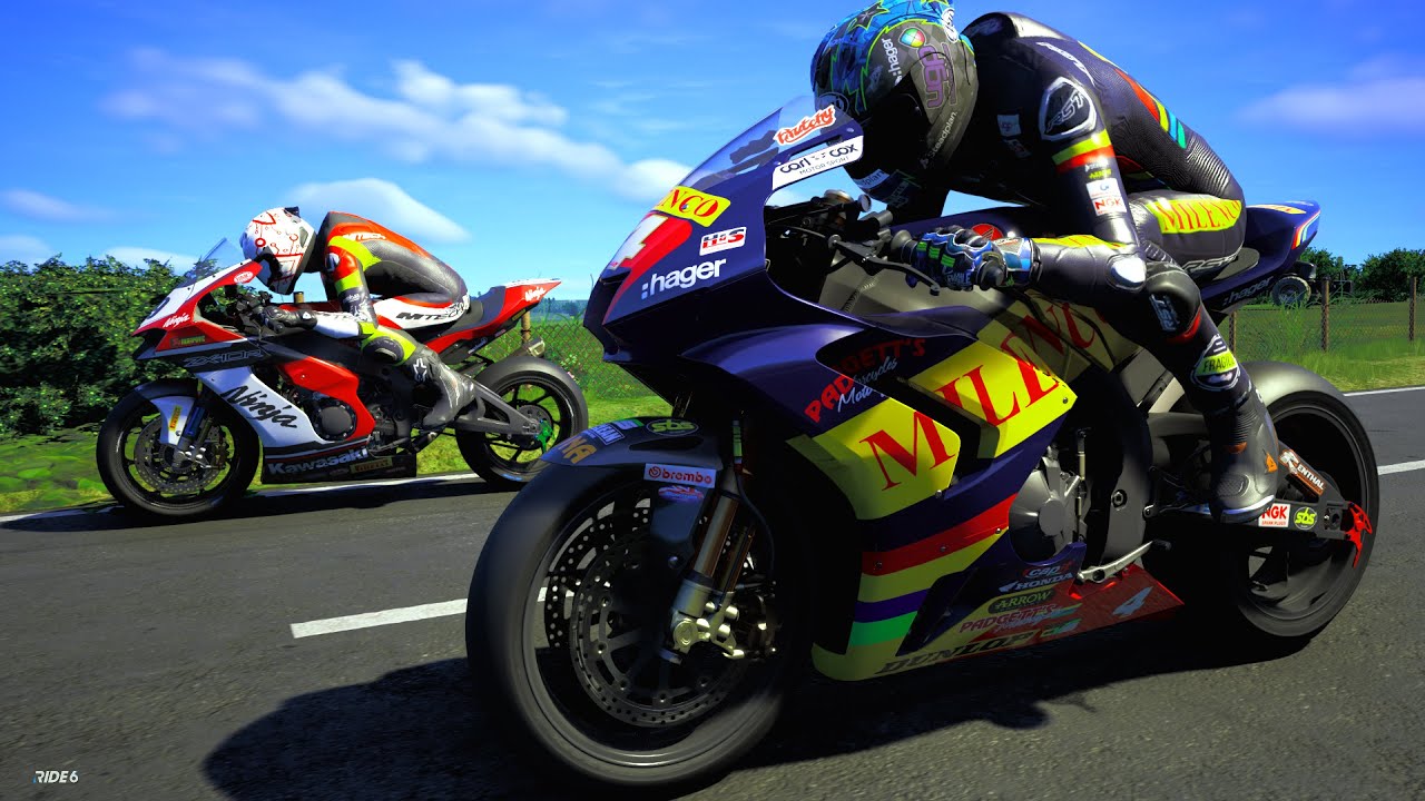 RIDE 6 Ulster GP Head to Head Legend IAN HUTCHINSONと対決