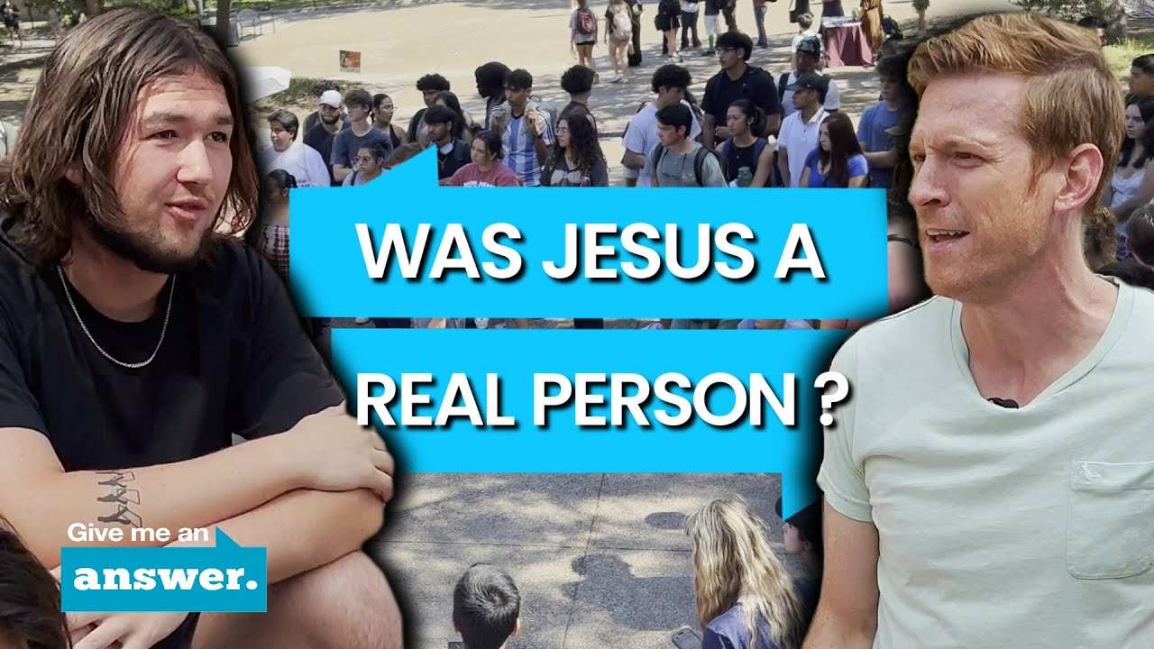 Stuart & Cliffe Knechtle | Was Jesus Real or Just A Metaphor ?  | Give Me An Answer