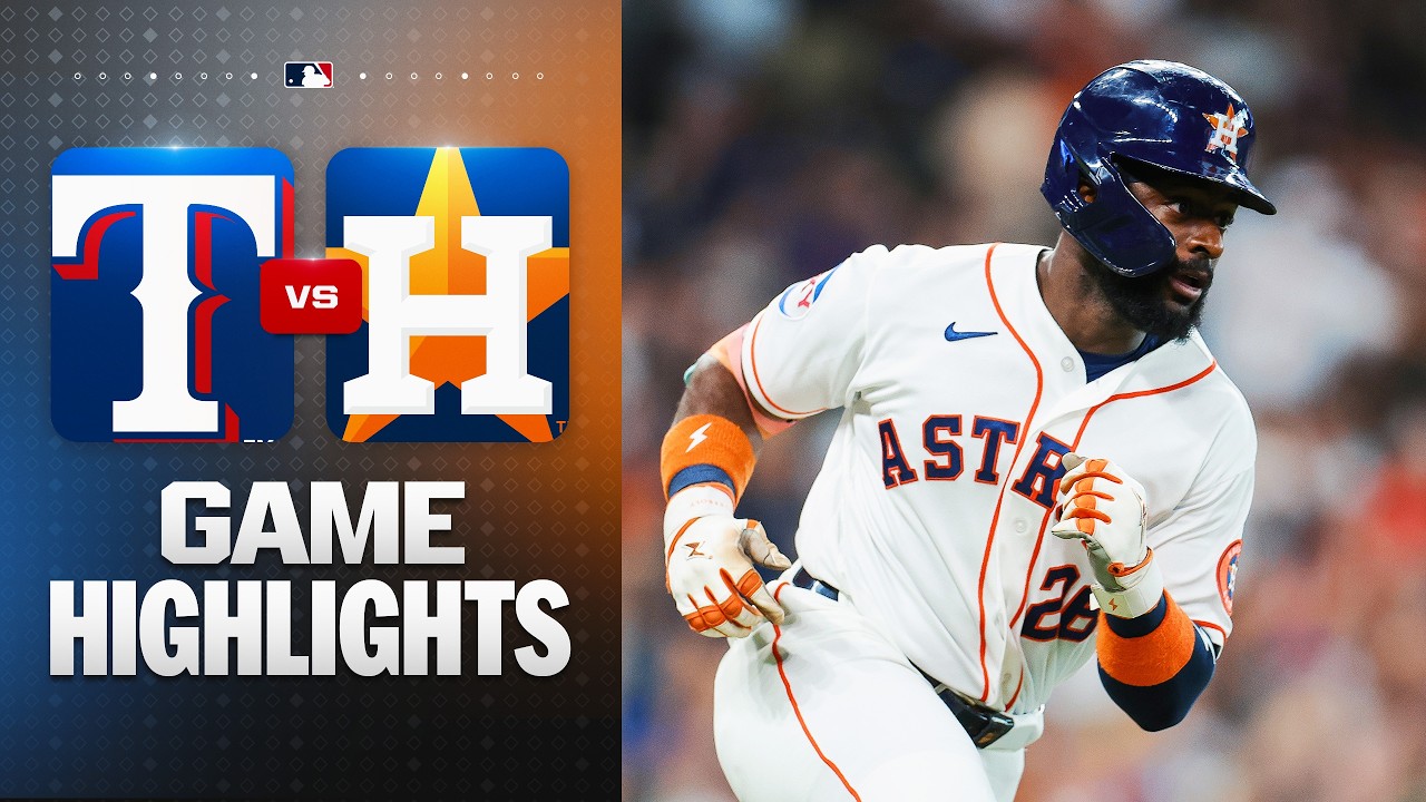 Rangers vs. Astros Highlights (8/1/26) | MLB Highlights