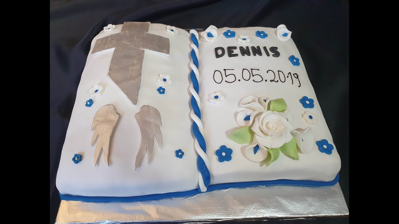 Motivtorte Konfirmationsbuch