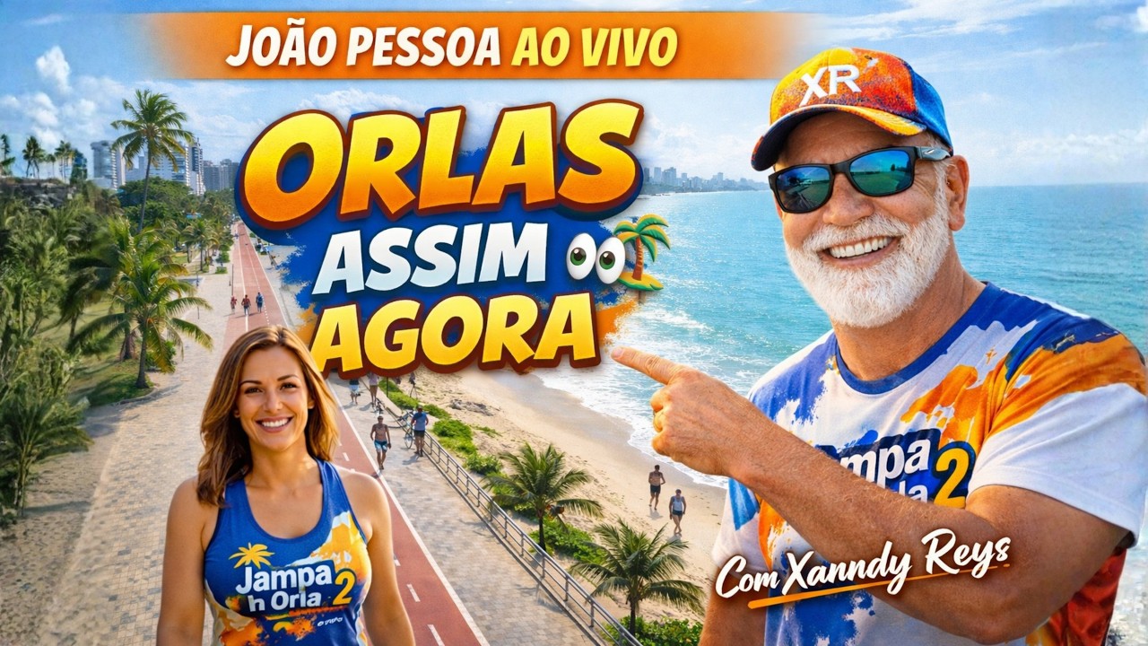 👉 JOÃO PESSOA AO VIVO 🌴 | Veja Como Estão as Orlas Agora 👀 | Brazil Beaches LIVE