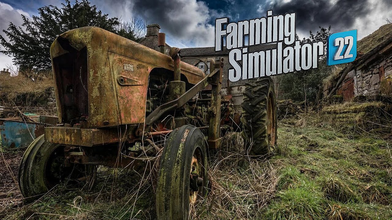 Заброшенная карта со старыми тракторами и оборудованием | Farming Simulator 22