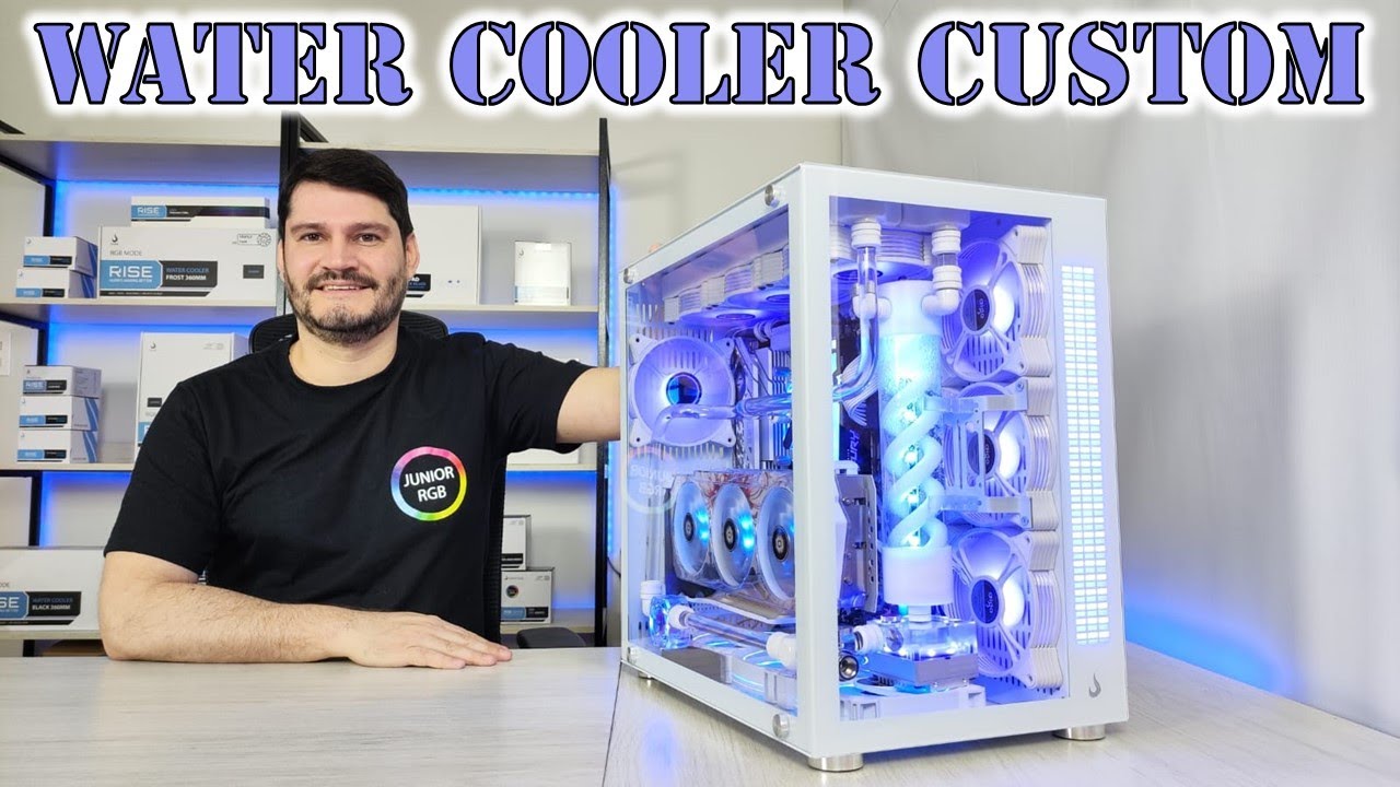 MONTAGEM GABINETE RISE MODE SOUND MONTAGEM WATER COOLER CUSTON, COM TANQUE T VIRUS ALIEXPRESS