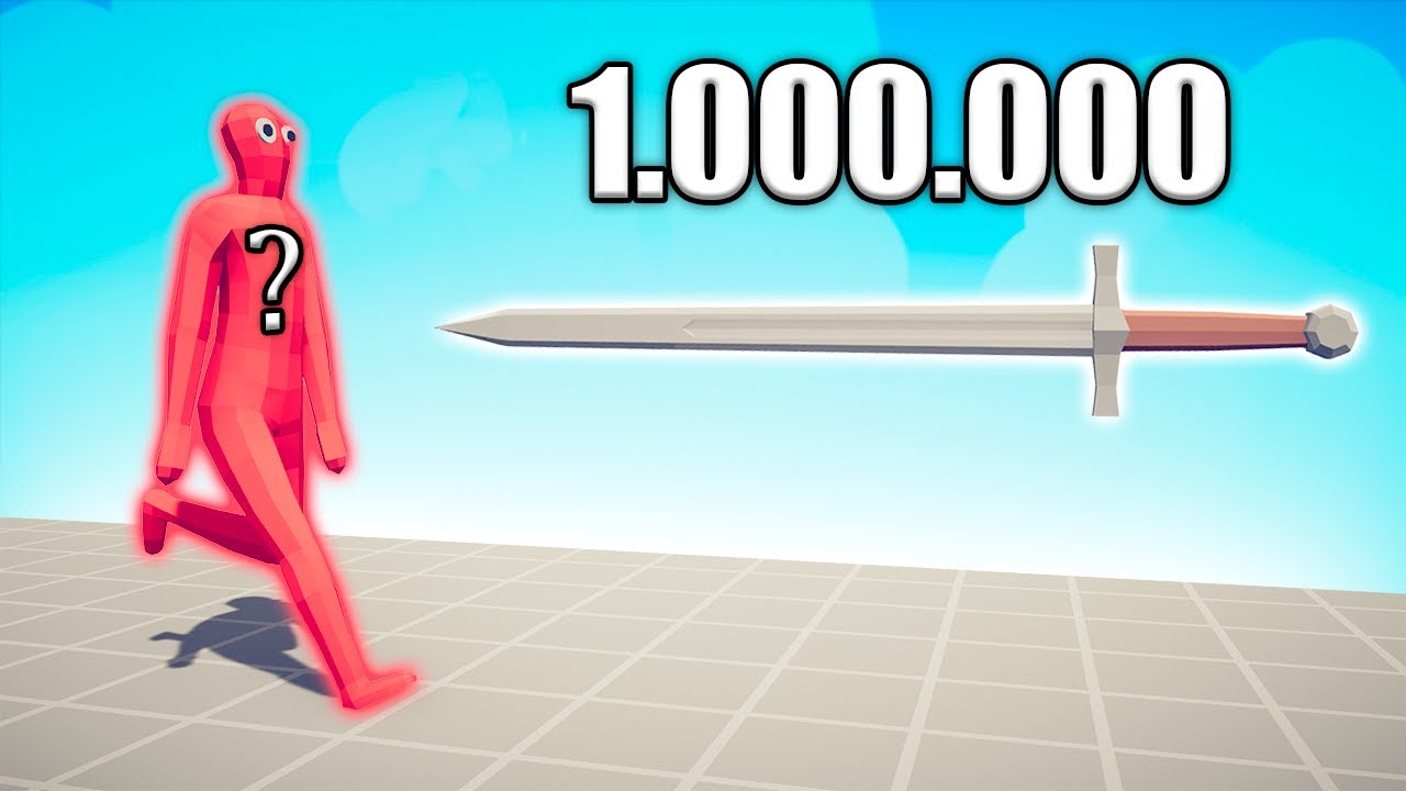 1.000.000 DAMAGE SWORD THROWER vs RANDOM UNITS - TABS | Totally Accurate Battle Simulator 2024