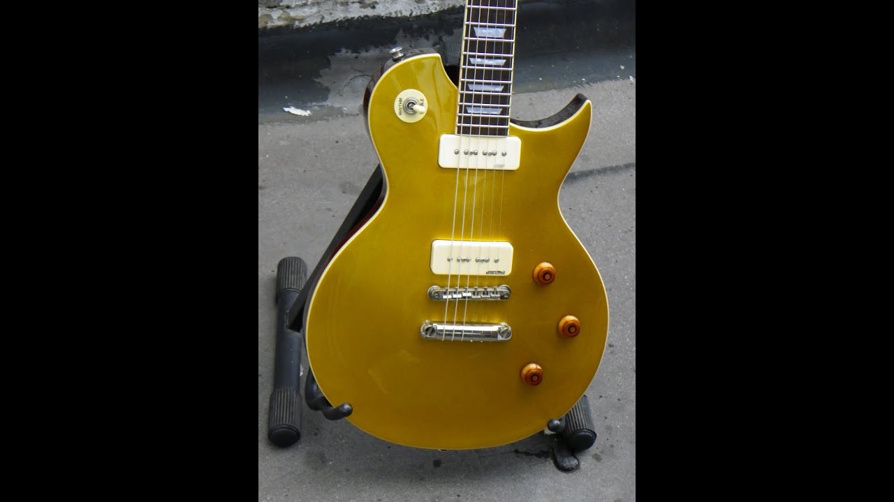 Vintage AV 1 Advance  P90 Les Paul Gold Top - Trev Wilkinson Rules - FILMIKI O GITARACH 348