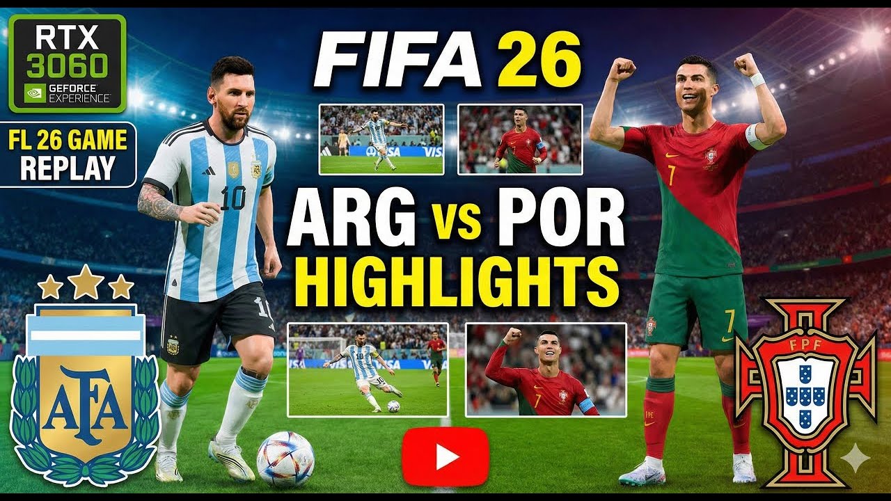 FL 26 World Cup Final:| Epic Messi & Ronaldo Highlights | Ultra Realistic FL 26 Gameplay