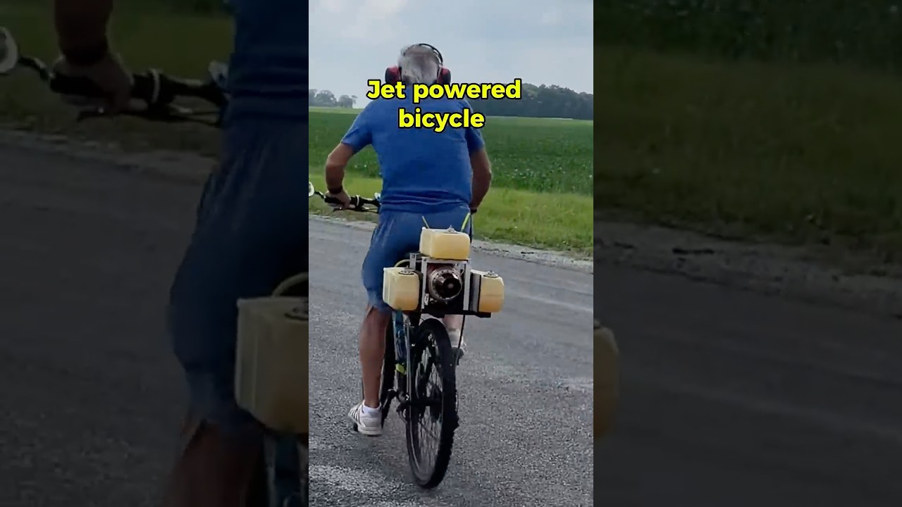Watch out E-bikes, jet power is coming. #bicycle #nutraflav #jetpower #electricbike