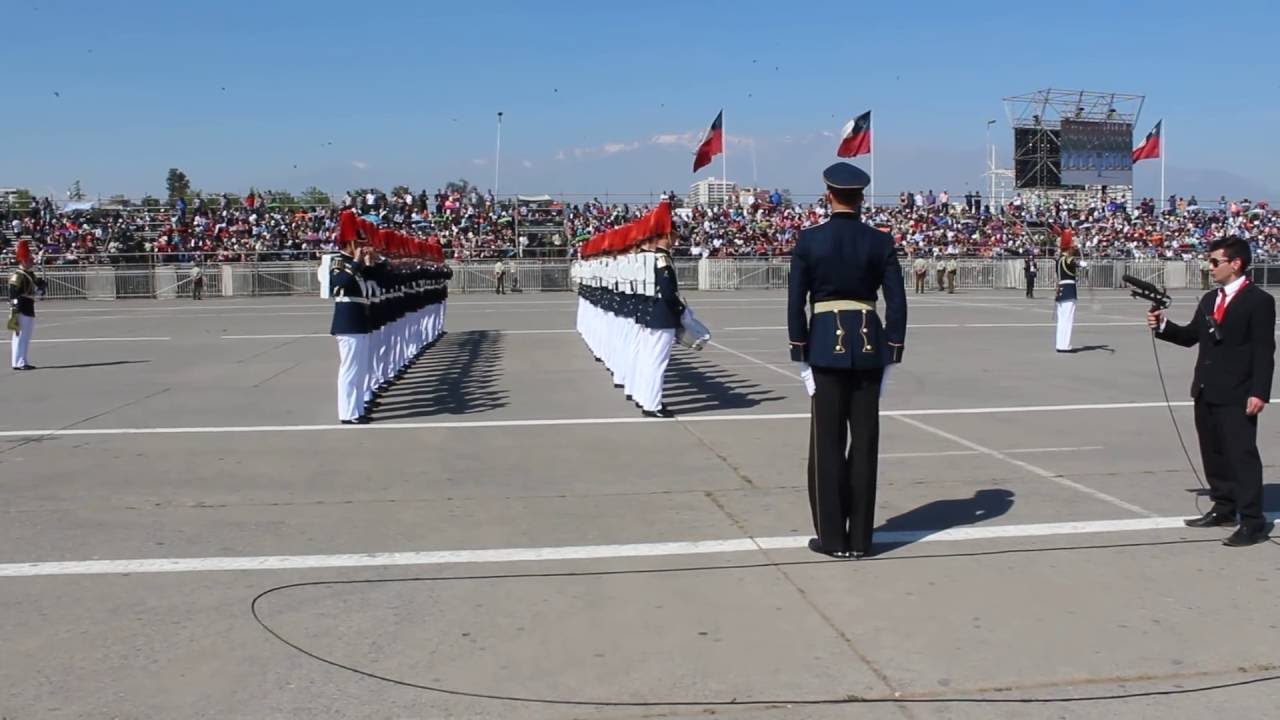 Escuela Militar 2016, Inicio a la Gran Parada Militar 2016 en Parque O'Higgins