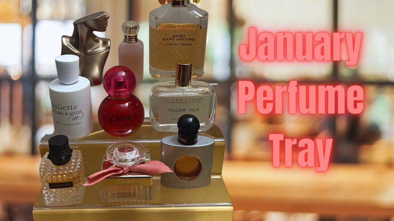 January Perfume Tray ❄️✨ | Cozy Winter Fragrances & Soft Feminine Scents