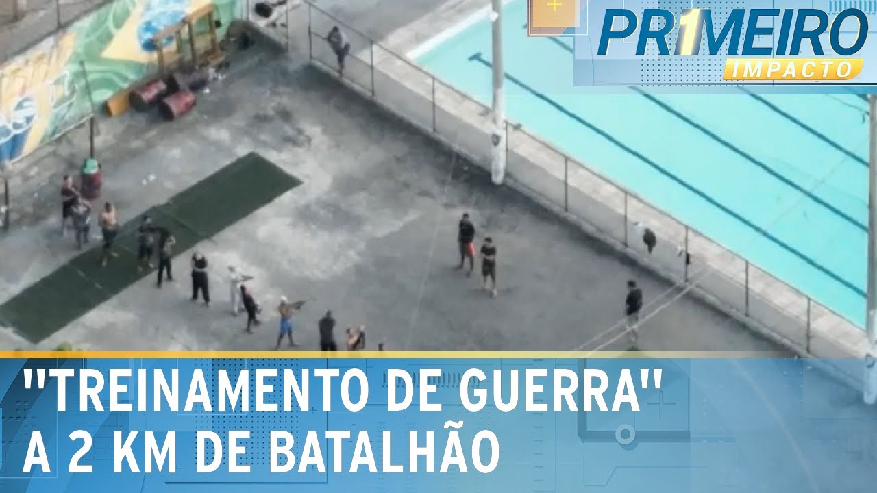 Drones registram treinamento de guerra para criminosos no RJ | Primeiro Impacto (25/09/23)