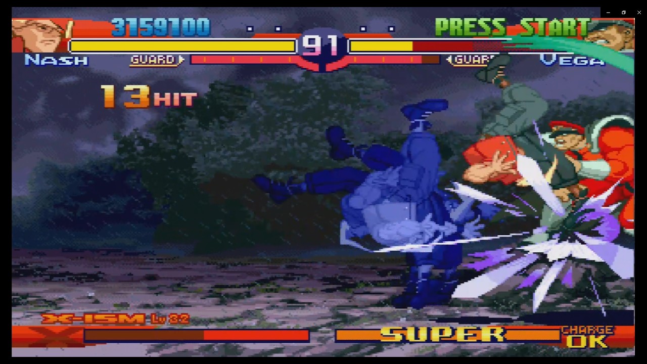 Street Fighter Zero 3 (SEGA SATURN) - Nash/Charlie WT Level 32 (X-ISM)