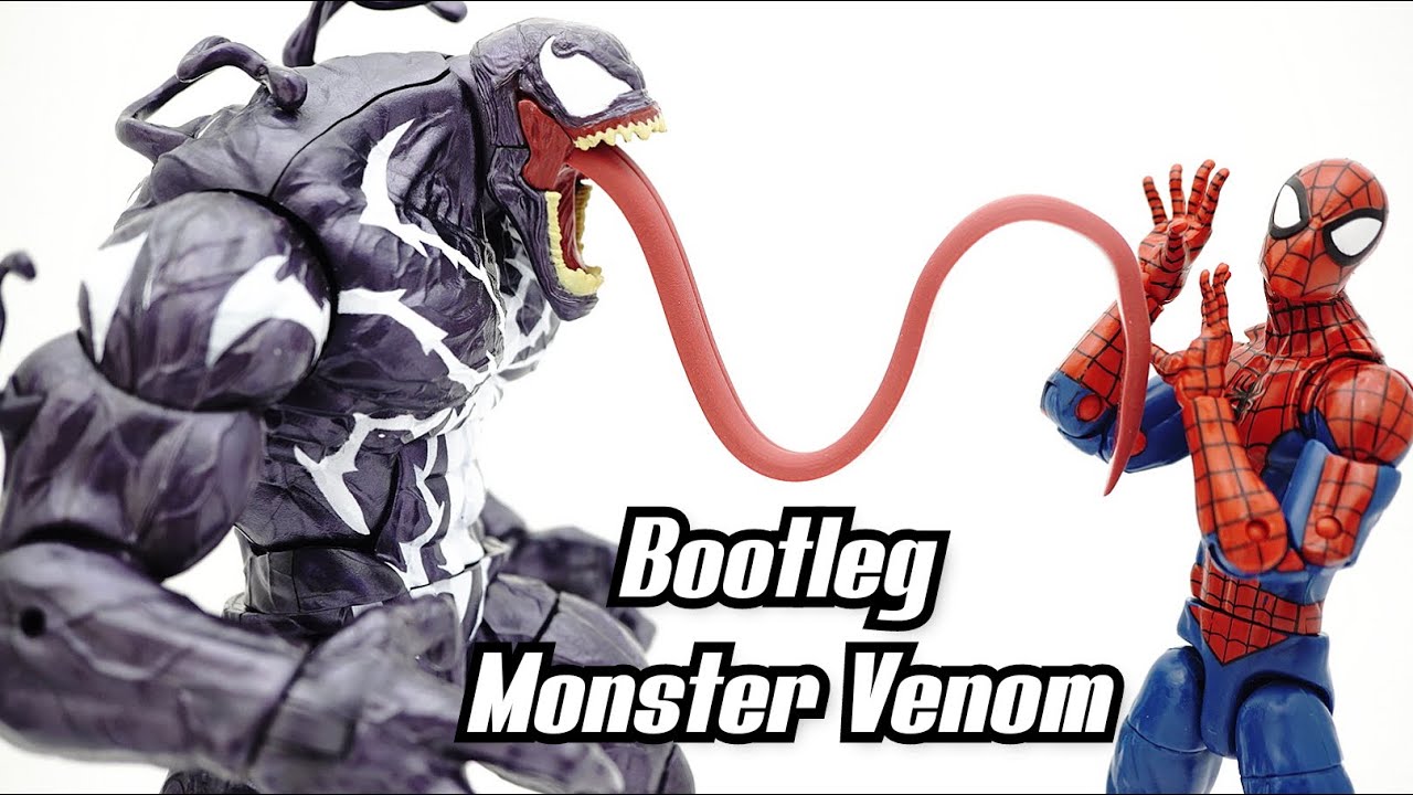 How to spot the Bootleg Marvel Legends Monster Venom BAF Review and Comparison