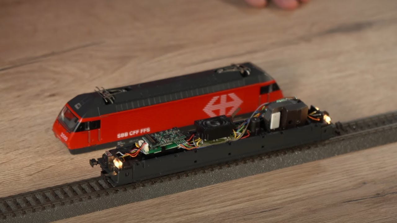Elektrolok Re 460 mit mSD3 und Motor digitalisieren - Mit Schweizer Lichtwechsel / Märklin Anleitung