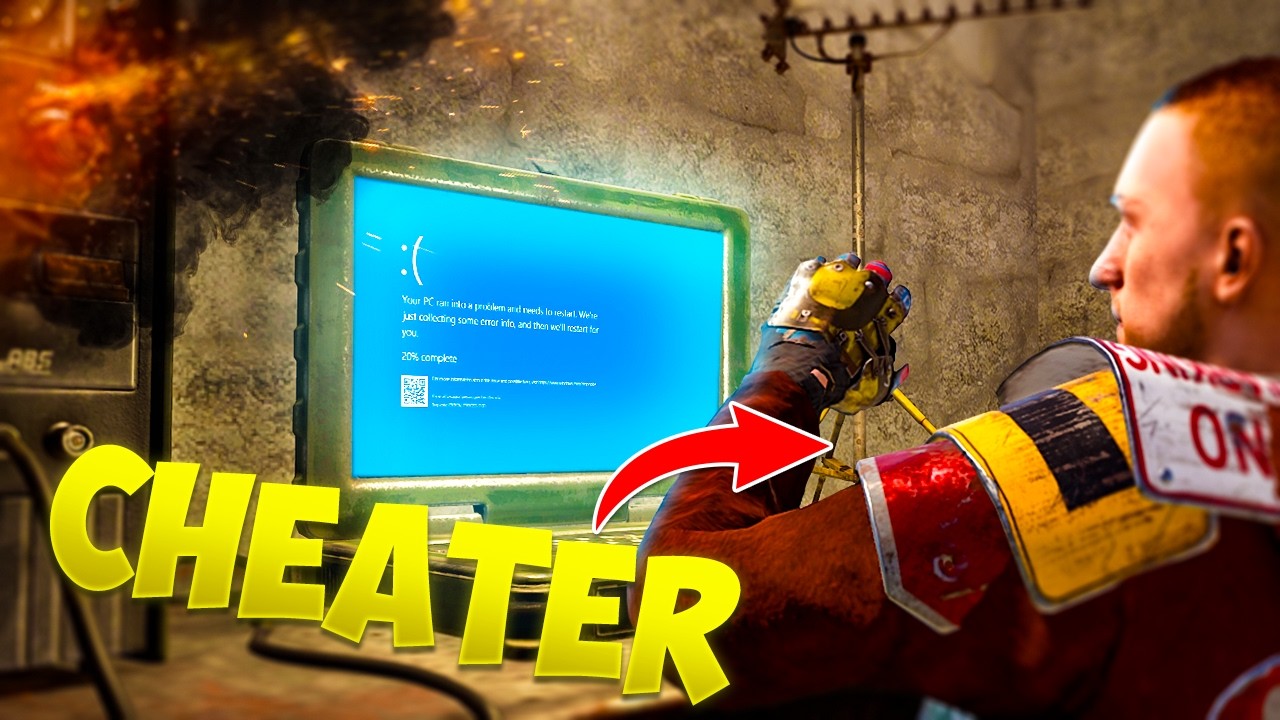 I Gave A Cheater Blue Screen of Death (BSOD)