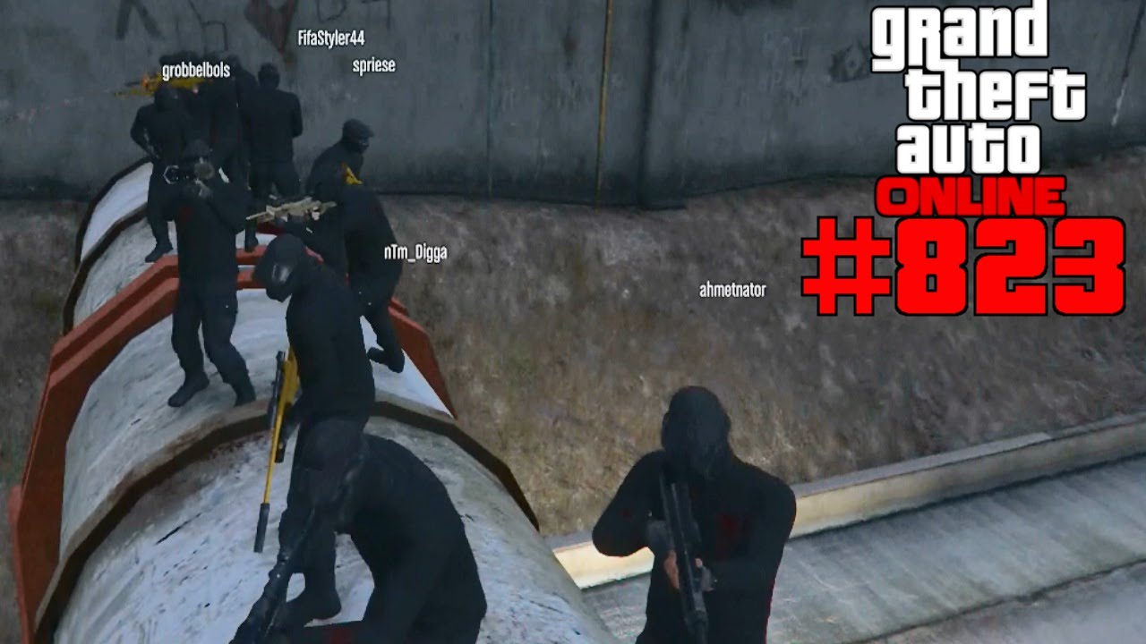 GTA 5 Online #823 Crew Flucht deluxe [Deutsch] Let´s Play GTA V Online PS4