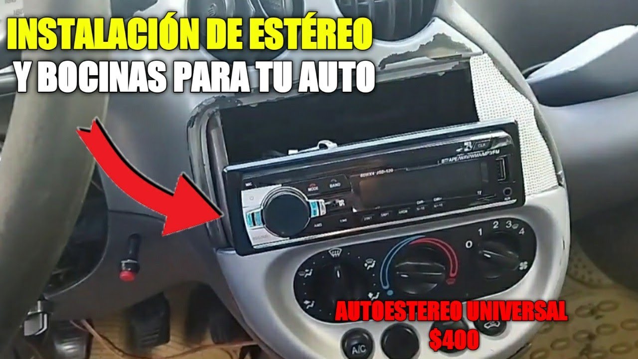 COMO INSTALAR ESTEREO UNIVERSAL | PROYECTO F0RD KA