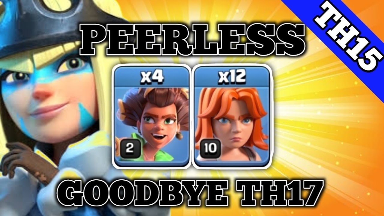 So, I Destroyed Th17 With My Th15 Troops | Best Epic Ground Troops Ever (Clash Of Clans)