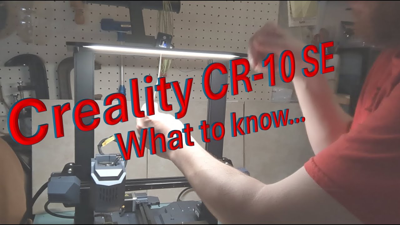 Creality CR 10 SE - Calibration, Setting Voltage, Changing Filament, and the Little Quirks