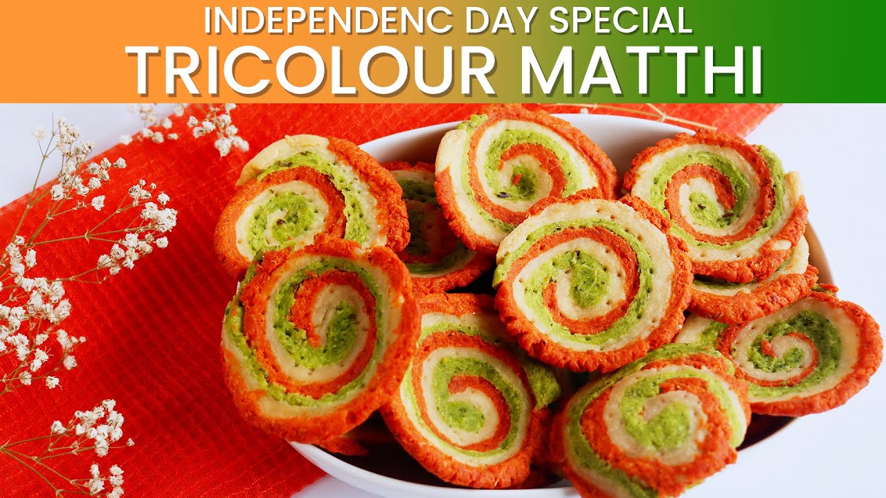 Tricolour Matthi | Tirangi Mathri Recipe | Independence Day Special| CooknJoy by Vaishali