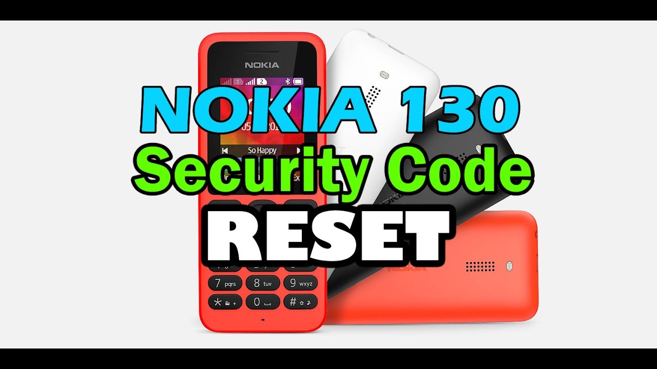 Nokia 130 Security Code Reset & Flash using PST