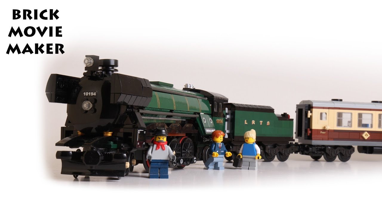 Lego Creator 10194 Emerald Night Smaragdexpress speed build + clips
