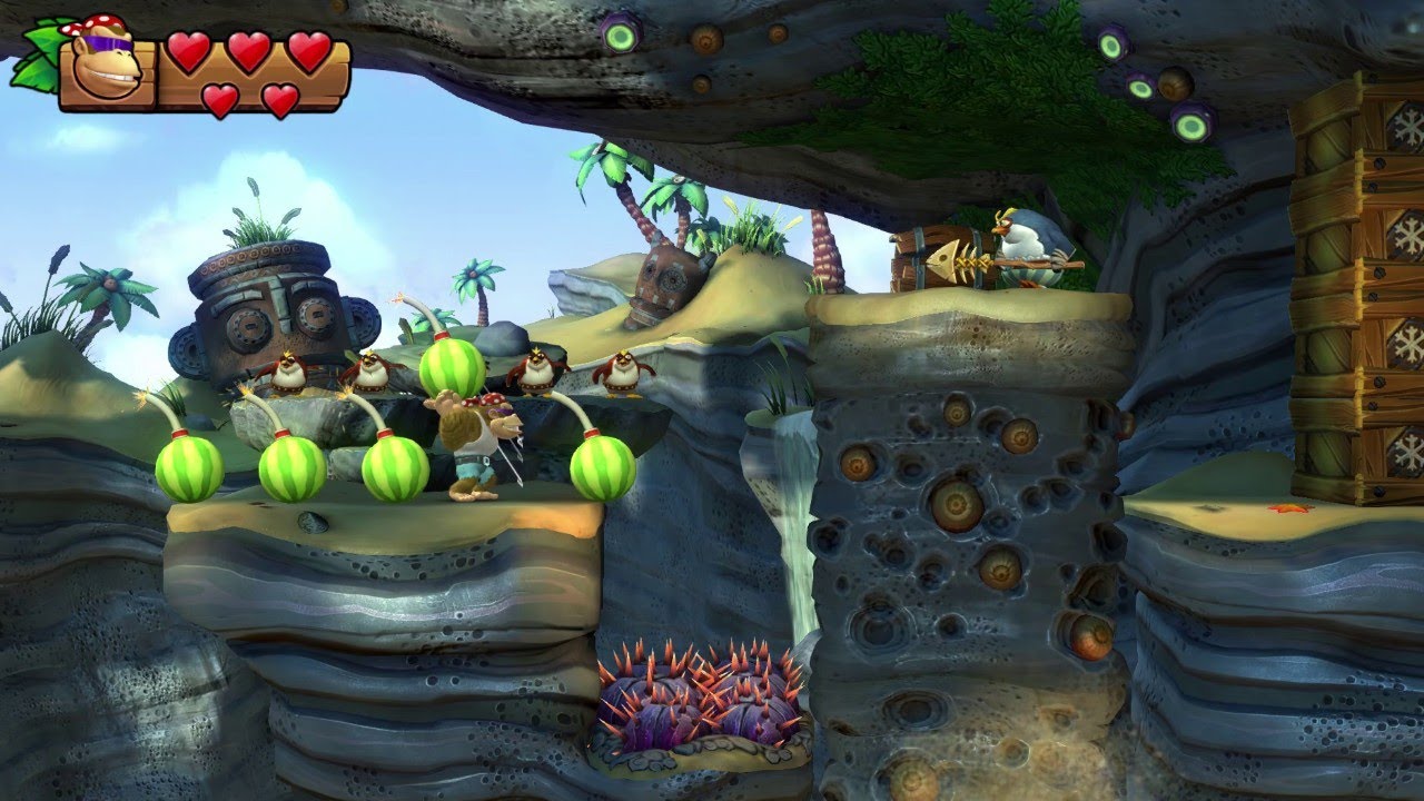 Donkey Kong Country Tropical Freeze: 4-5 Sea Stack Attack (Puzzle pieces + KONG)