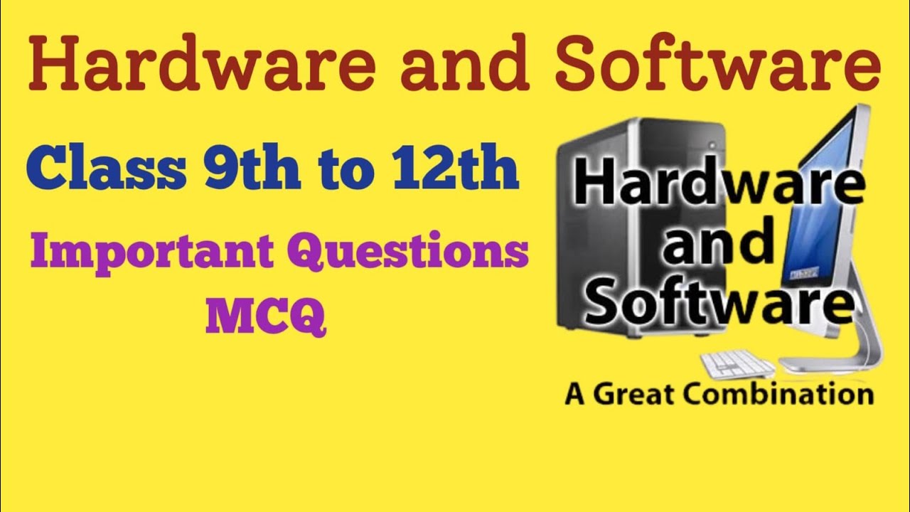 Hardware and Software #computer  #ComputerScience @BICTITclass 