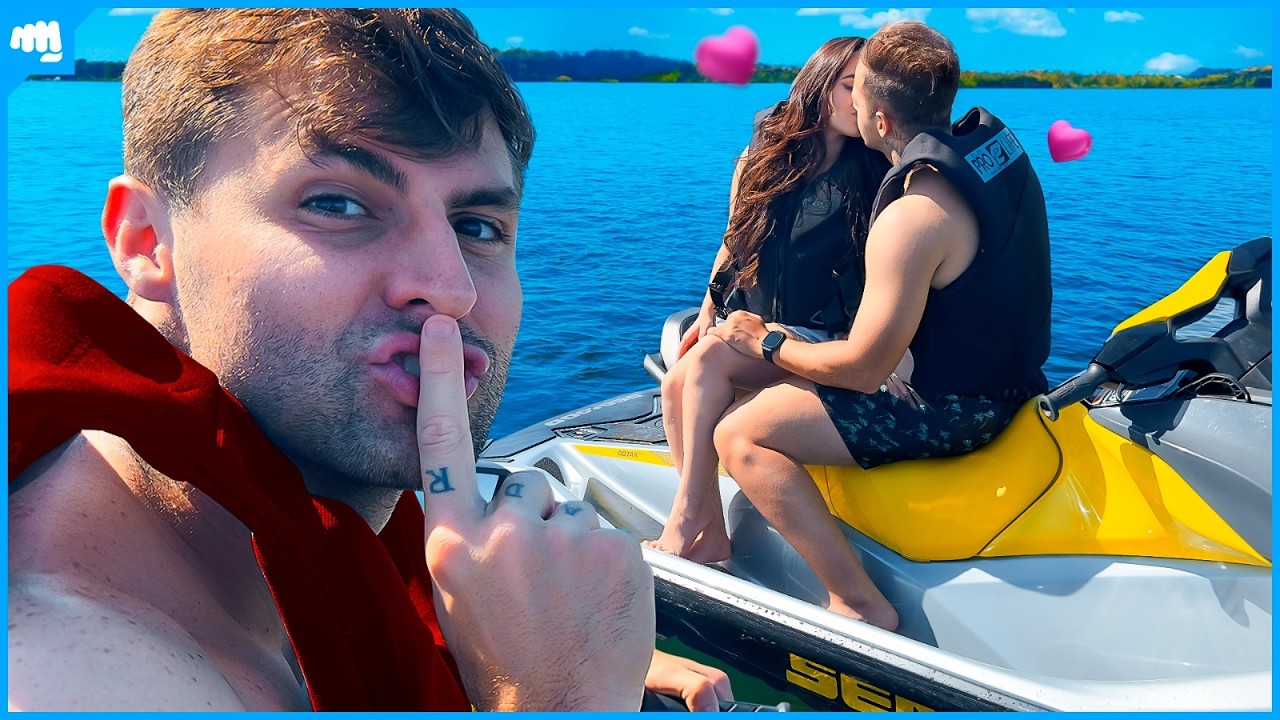 OS CRUSHS SE BEIJARAM NO JET SKI!