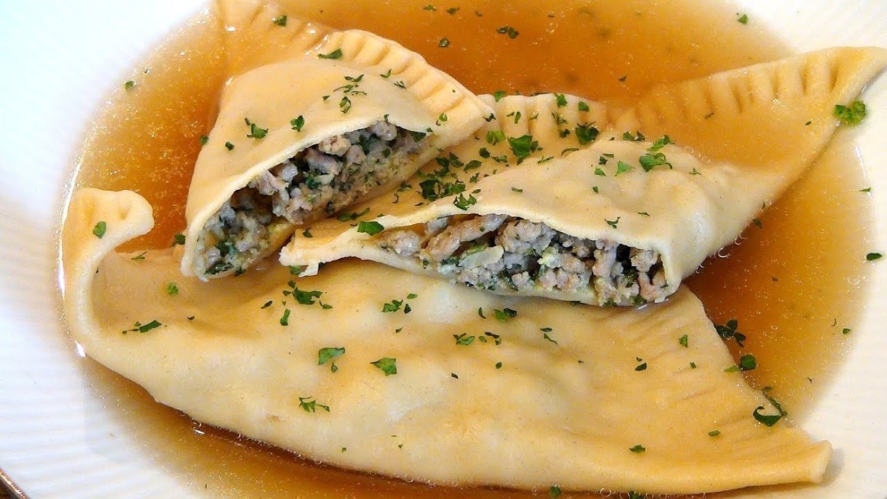 Maultaschen mit Hackfleischfüllung selbst gemacht / Rezept Video / Anleitung